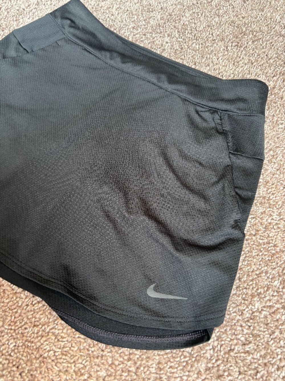 Nike Dri-Fit Athletic Skirt Golf Tennis Girls Size Small Black